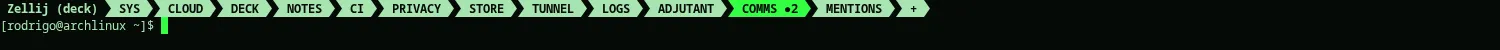 The COMMS tab’s unread count